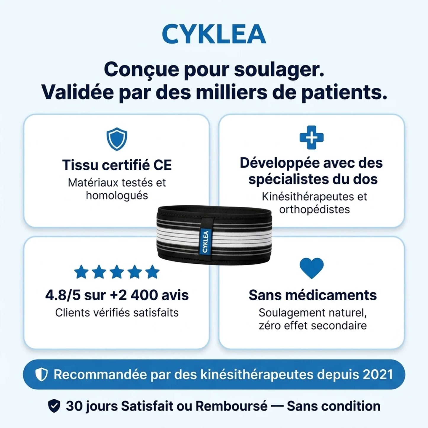 OrthoConfort - Ceinture Dorsale