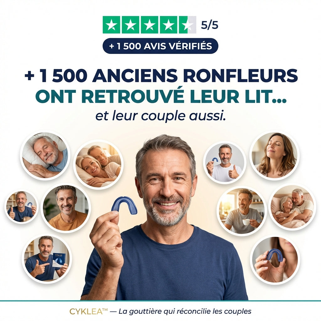 Cyklea™ OrthoSleep - Gouttière anti ronflement
